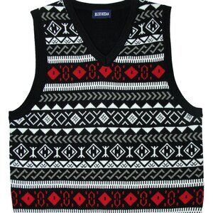 Boys Jacquard Sweater Vest